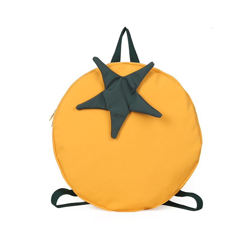 Free Shipping New Style Personality Cute Backpack Versatile Niche Design Designer Bag Outdoors Fruit Tomato Backpack For Middle And High School Studen