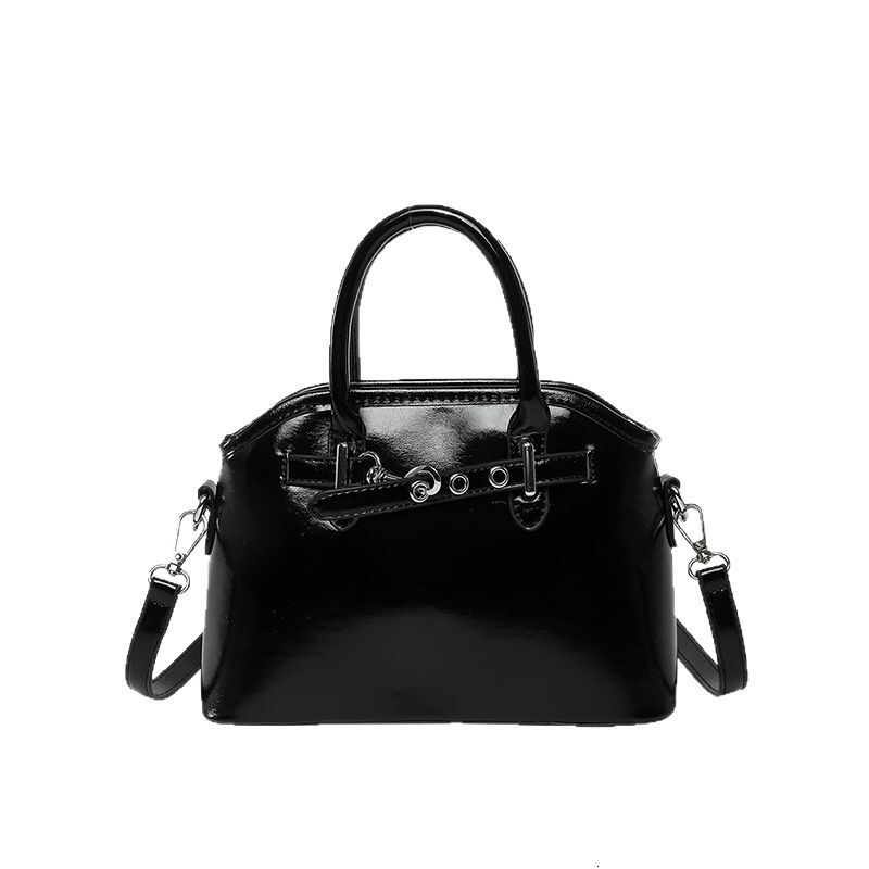 designer Retro Style Light Luxury Large Capacity Tote Bag for Women 2025 New Fashion Solid Color Simple Shoulder Crossbody Bag