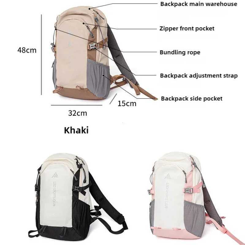 Outdoor Sports Light Weight Backpack Travel Bag for unisex Ultralight Hiking Camping Climbing Rucksack Small Bag W250603