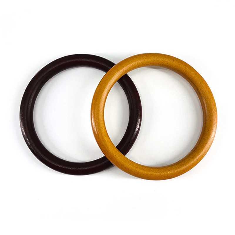 Round Wooden Handle For Handbag Solid Wood DIY Replacement Purse Luggage Handcrafted Accessories Making Bag Hanger Dropshipping W250604
