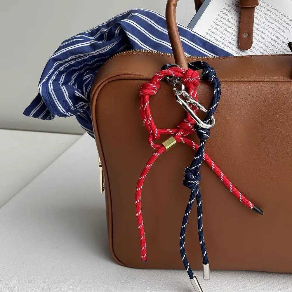 Multi-Functional Nylon Handmade Rope Women Hanging Decoration Bag Pendants Lady Phone Case Hanging Ornaments Keychain Nylon Rope W250604