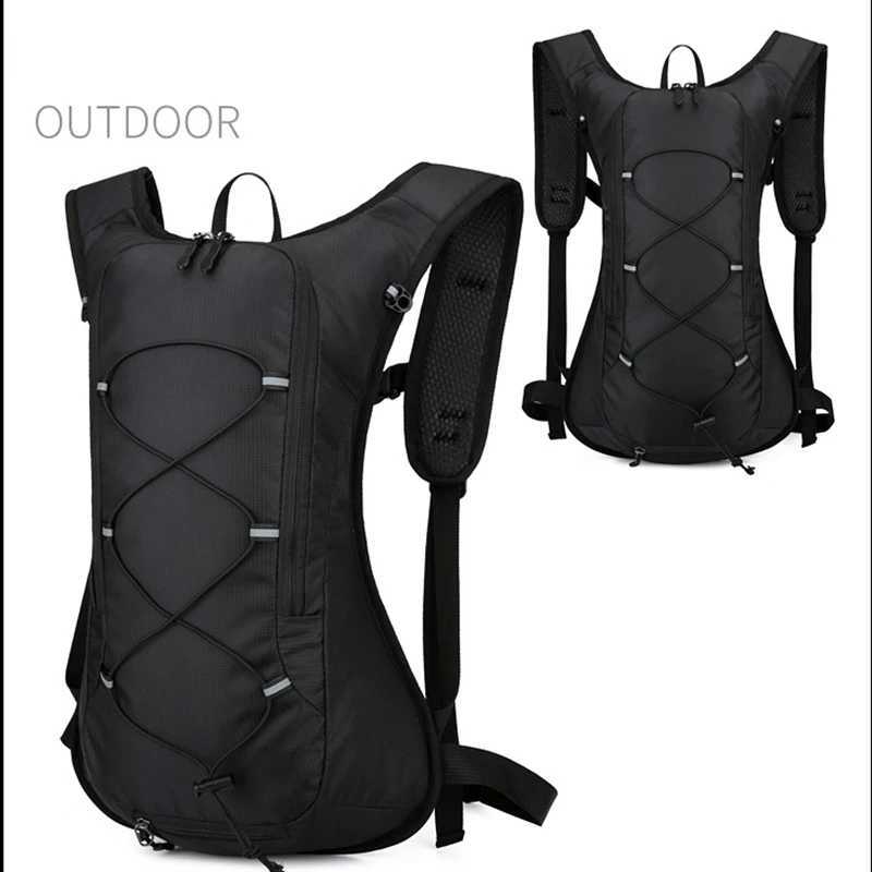 New 12L Outdoor Sport Bike Cycling Running Hiking Hydration Bag Storage Helmet Pack Waterproof UltraLight Bladder Backpack W250603