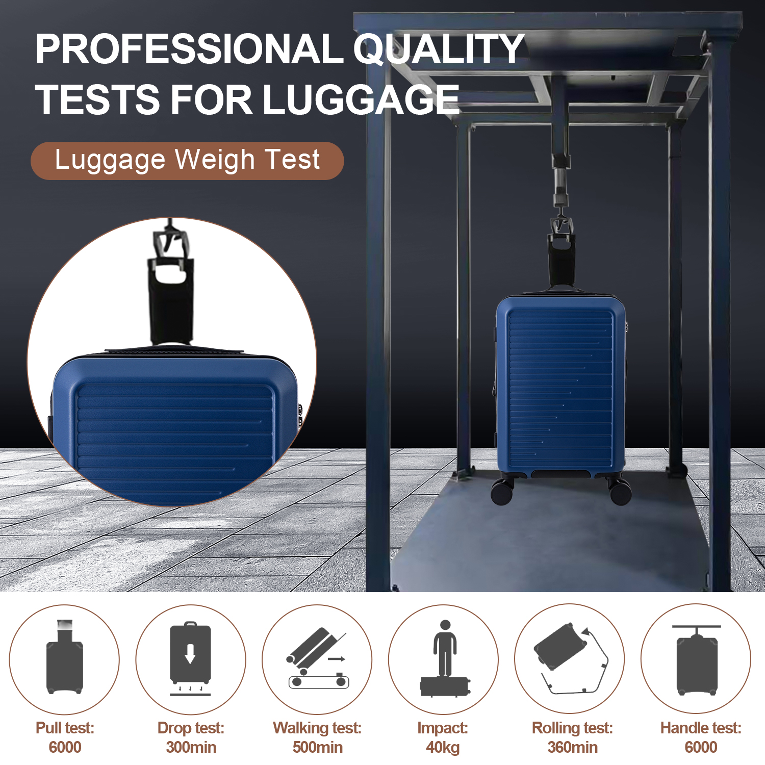 TSA-Accepted Expandable Luggage Sets of 3 - ABS Carry On Suitcase for International Travel & Corporate Business Trips