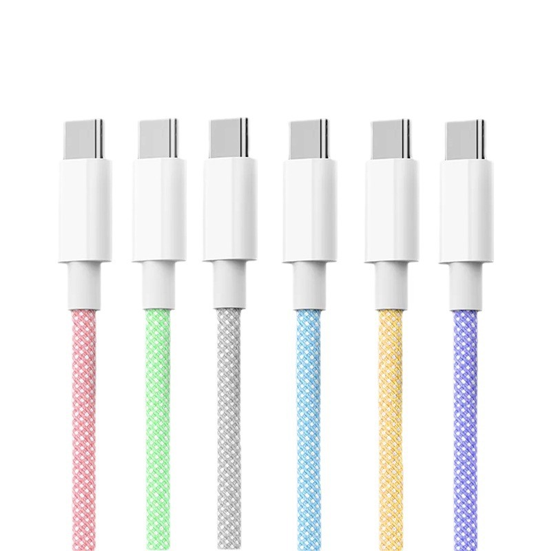 1m Woven USB-C To USB-C Cable Charger Price Difference Chargers Data Cables