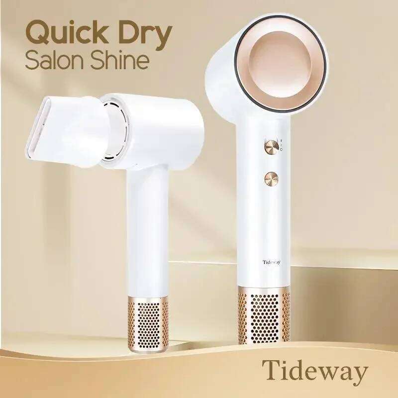 Tideway High-Speed Hair Dryer PRO M01 Brushless Motor & Ionic Technology 4 Temperature Settings Thermo Control