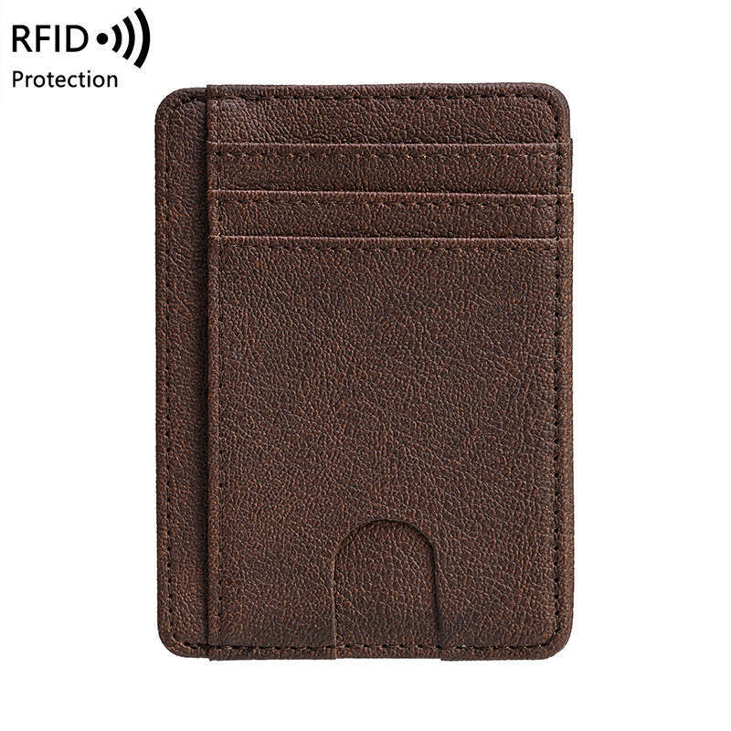 RFID Anti-Degaussing Holder with AirTag Slot and Multiple Card Slots