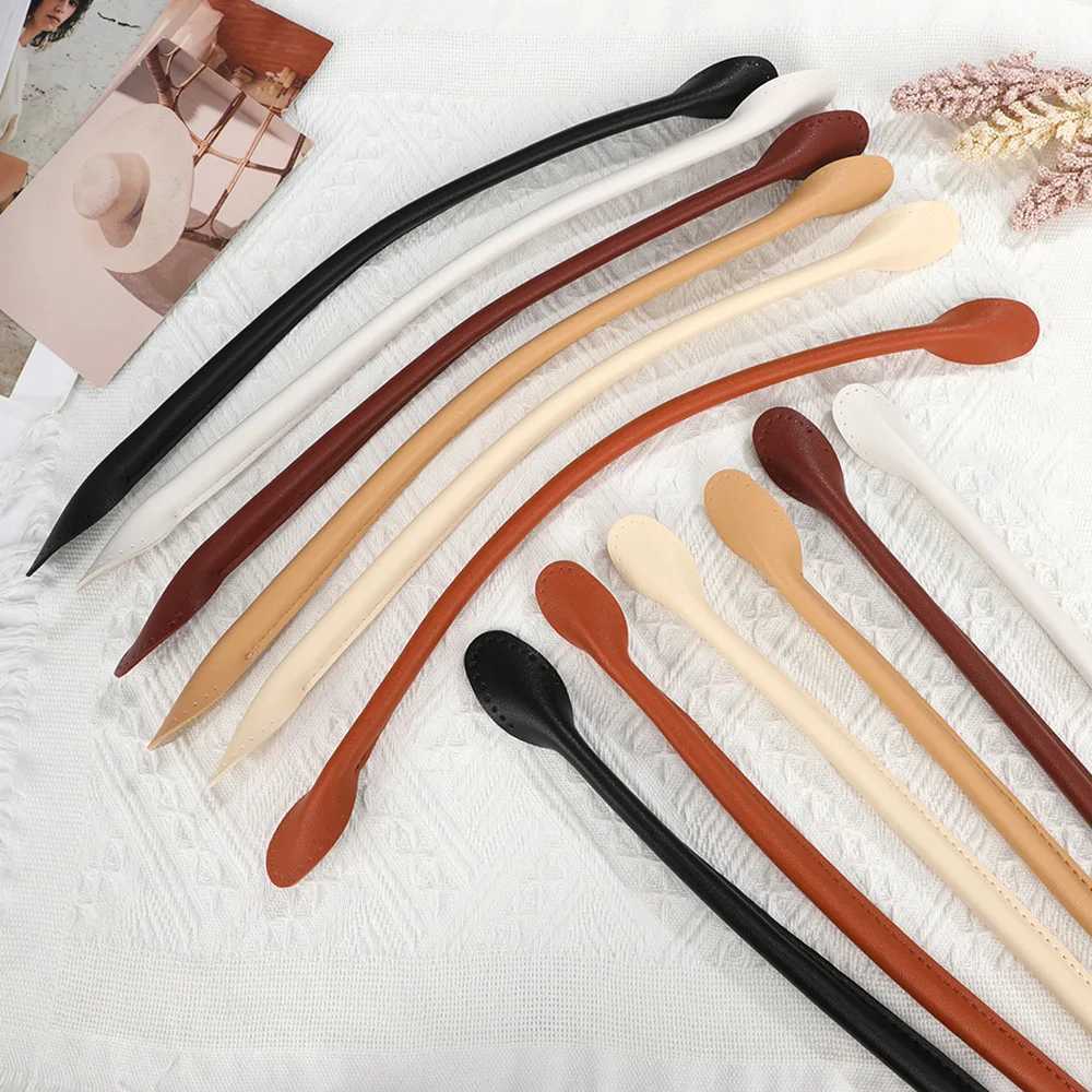 2pcs PU Leather DIY Handles For Womens Bags Fashion Shoulder Bag Strap Replacement Accessories For Handbags Strap For Bags New W250604