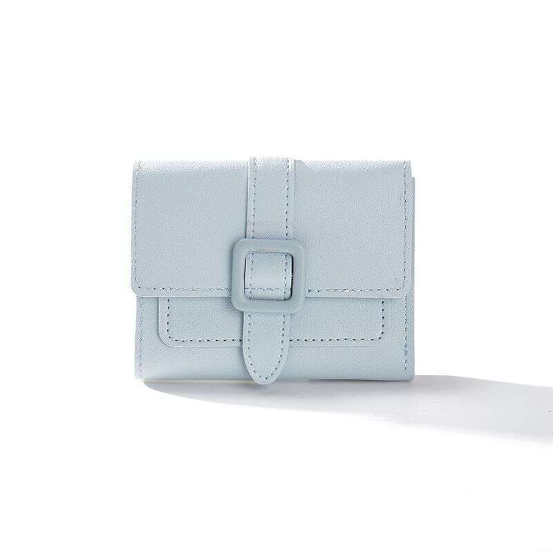 New Short Solid Color Card Holder Spring Women's High-end Wallet Coin Purse