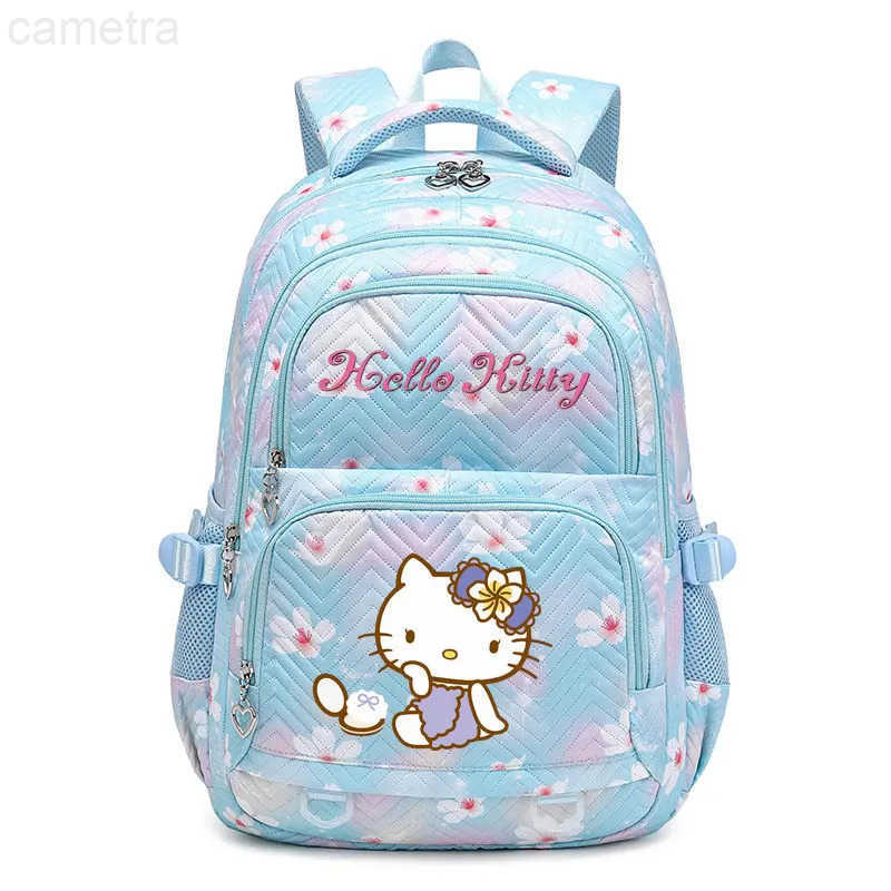 Sanrio Cute Hello Kitty Boys Girls School Backpack For Teenage Youth Girls Kawaii Student Kids Rucksack Laptop Books Bag Mochila XJ250604