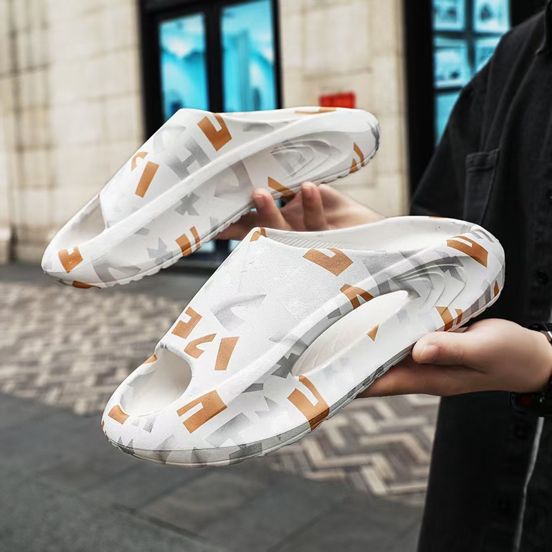Sole Thick Patchwork Color Summer Sneaker Slippers Women Men Platform Slides Eva Unisex Sports Sandals Beach Shoes 9695