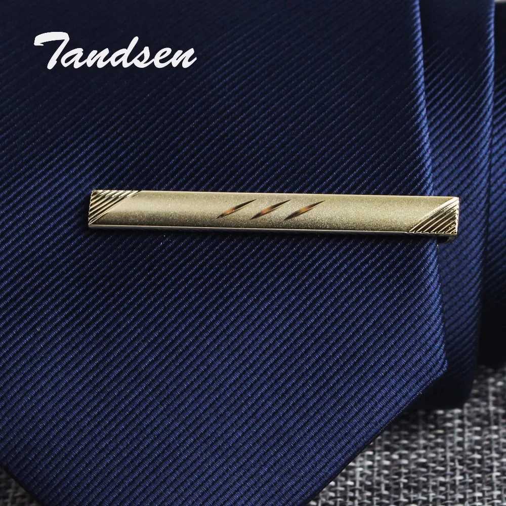 Tie Clip Classic Simple Style Pin Clasp Bar Rose Gold Color Male Business Necktie Clip Clasp Metal Men Jewelry W250604