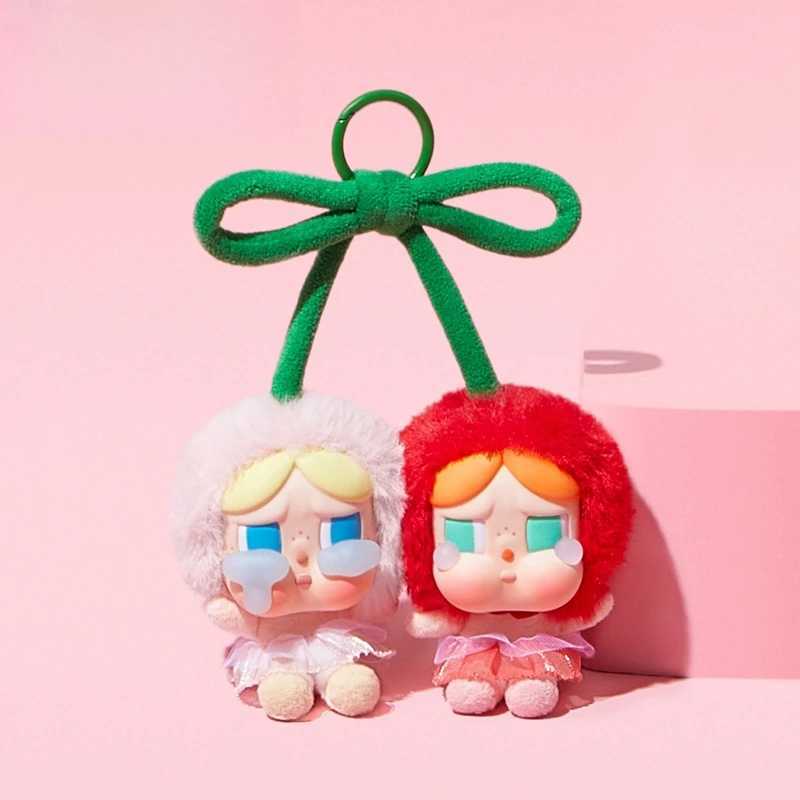 New Genuine Crybaby Love You Cherry Much Series Fashion Hanging Card Cute Plush Doll Pendant Bag Ornament Keychain Fans Gift M250604