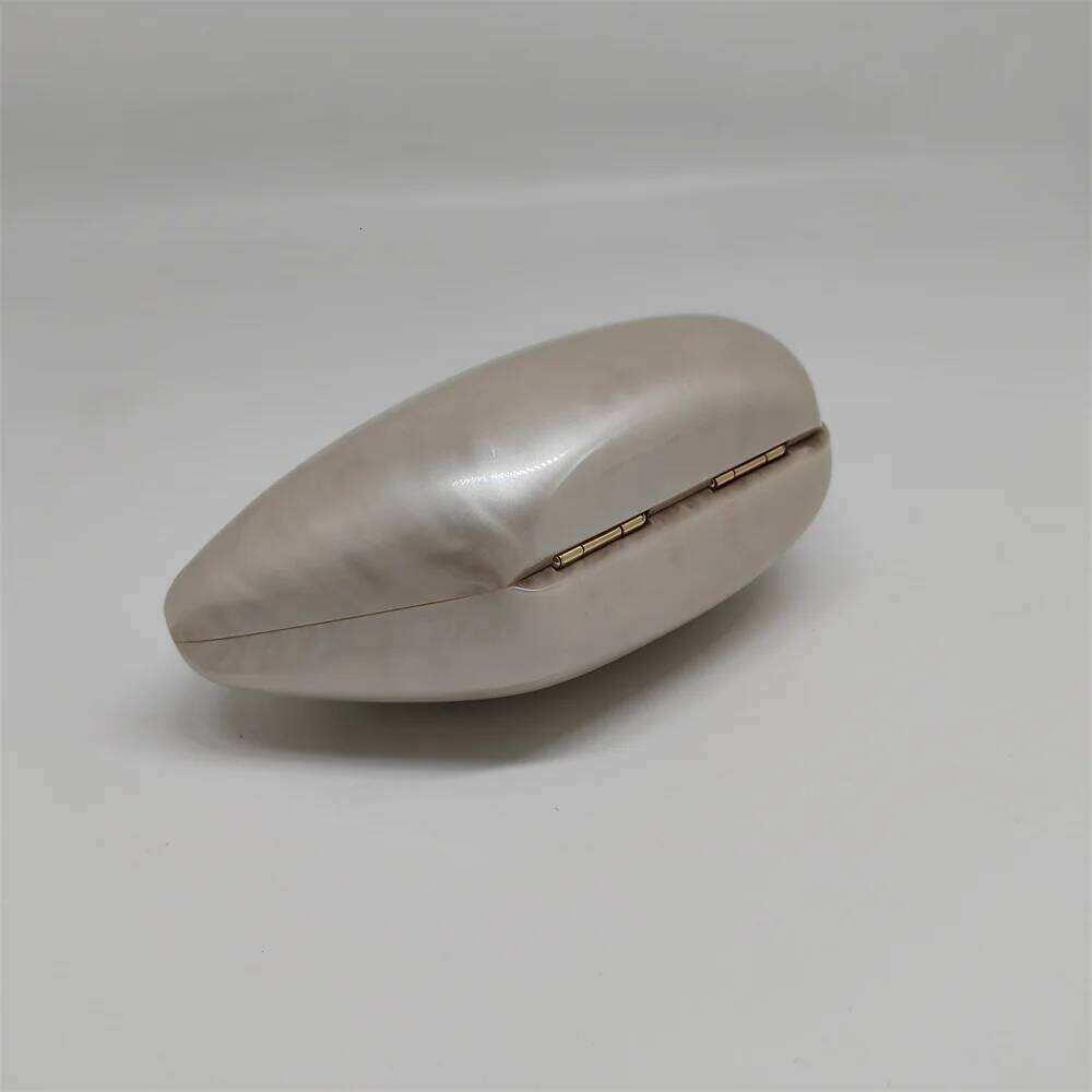 Brand Pearl White Nude Acrylic Box Tote With Metal Handle Women Wedding Party Shoulder Purses And Handbags Designer Bags