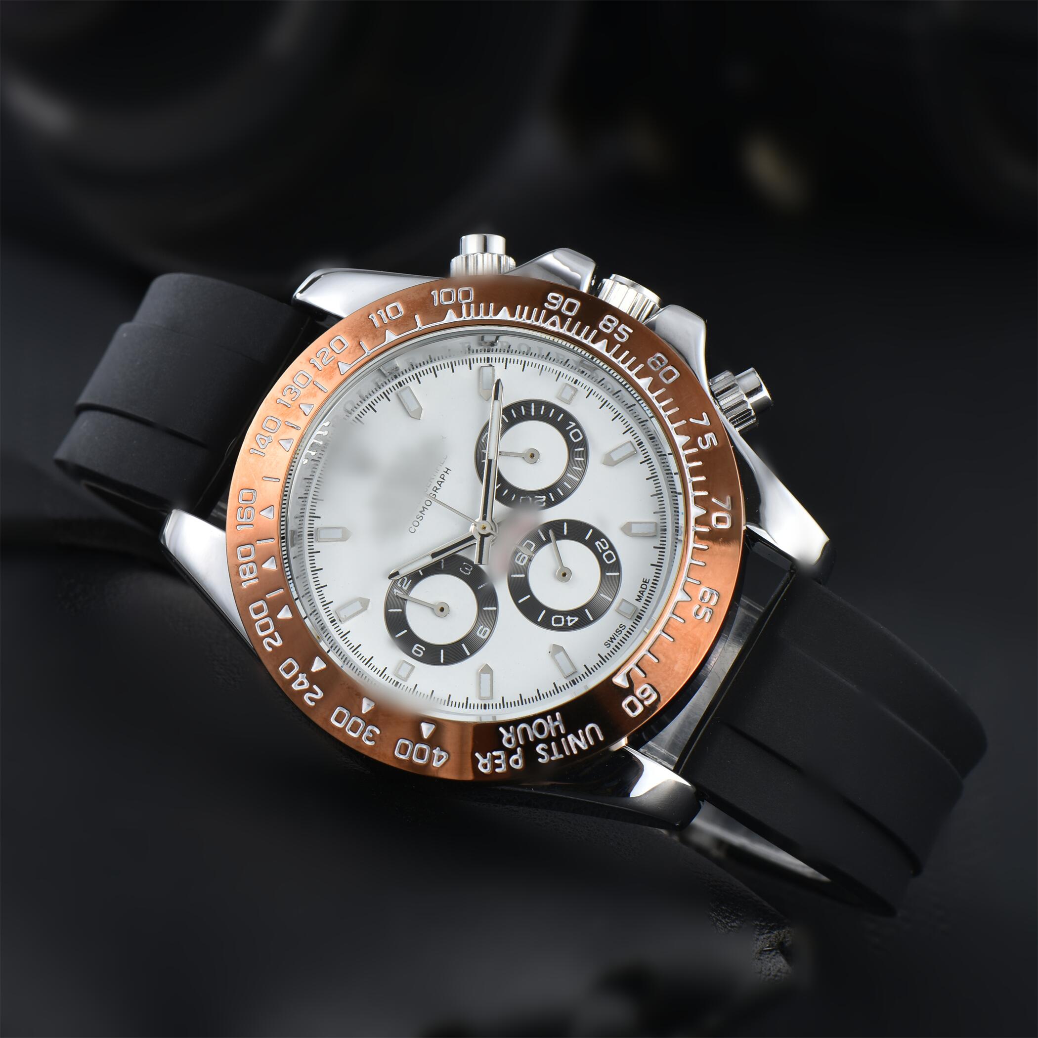 Luxury designer mens womens DAY TONA watches Quartz automatic movement WATCH 904L stainless steel strap luminous gifts men Wristwatches montre #272