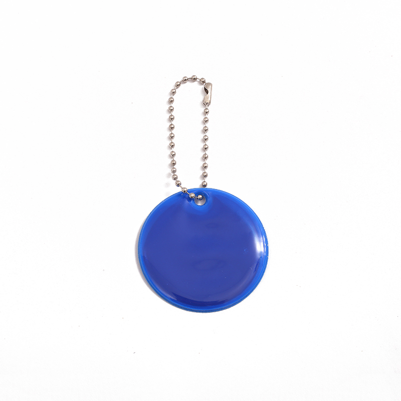Simple Design Circular PVC Small Card Glow-in-the-Dark Backpack Charm - Multiple Colors Available for Custom Wholesale