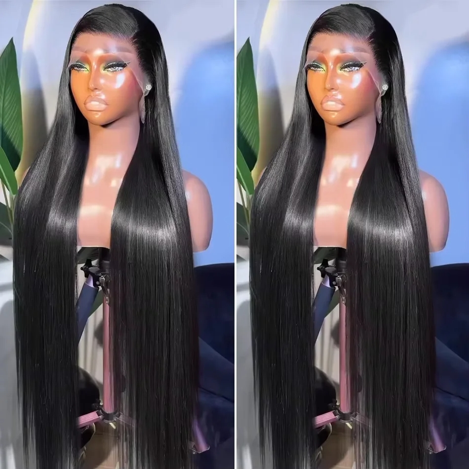 200 Density 30 34Inch Straight Lace Frontal Wig 13x6 HD Wigs Human Hair 13x4 Bone Straight Human Hair Wigs For Women Synthetic