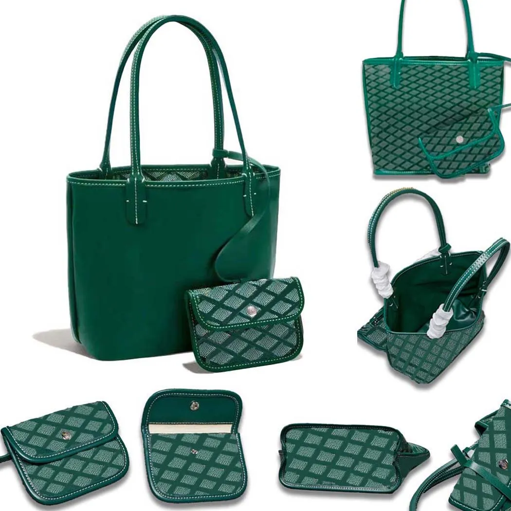 Designer Tote Bag Fashion Totes Leather Messenger Shoulder Handbag Women High Retro Style Capacity Large Composite Shopping Bags Plaid Wallet