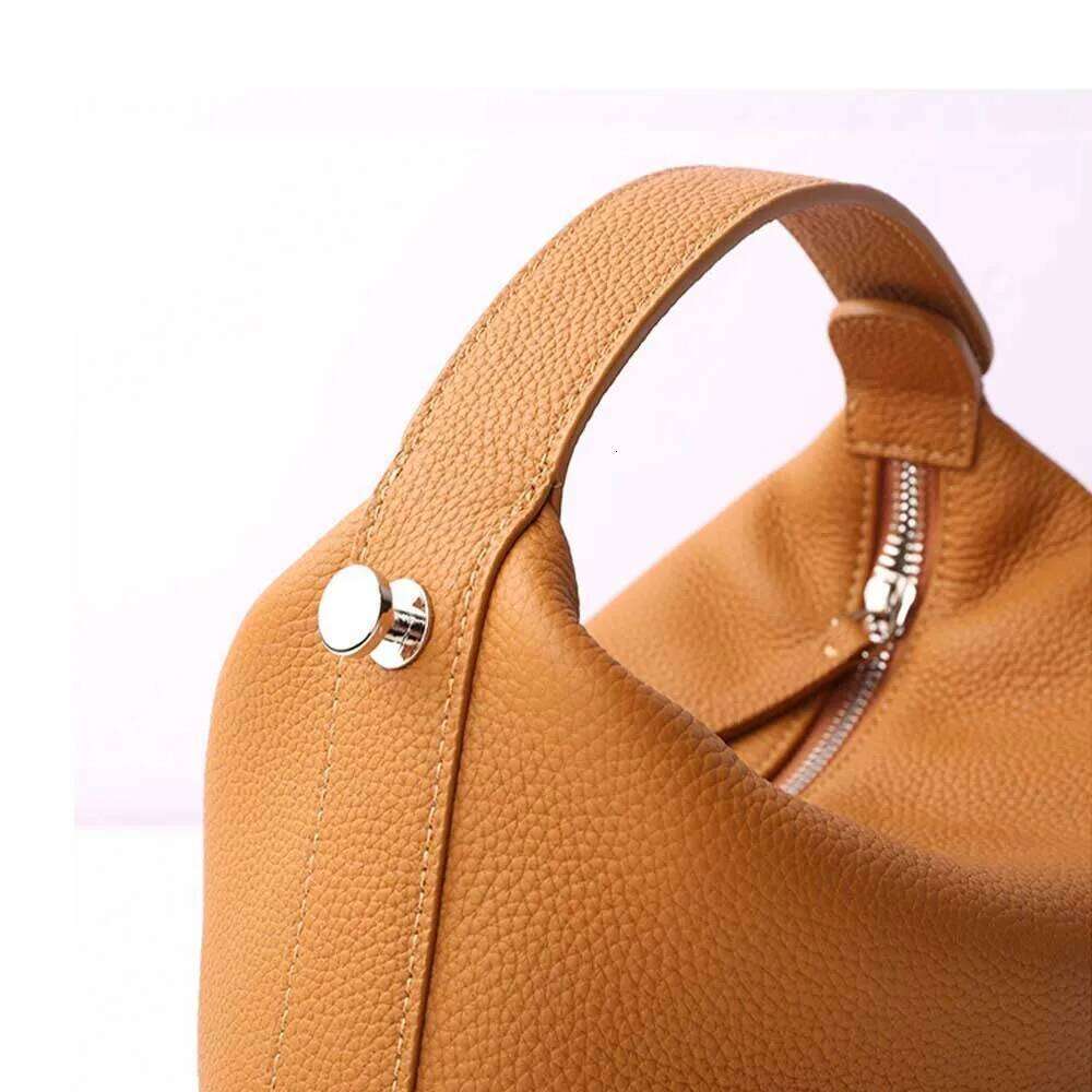 Motingsome Soft Leather Woman Shoulder Saddle Bags 2024 New Mini Tote Handbag And Purse Daily Cowhide Bag