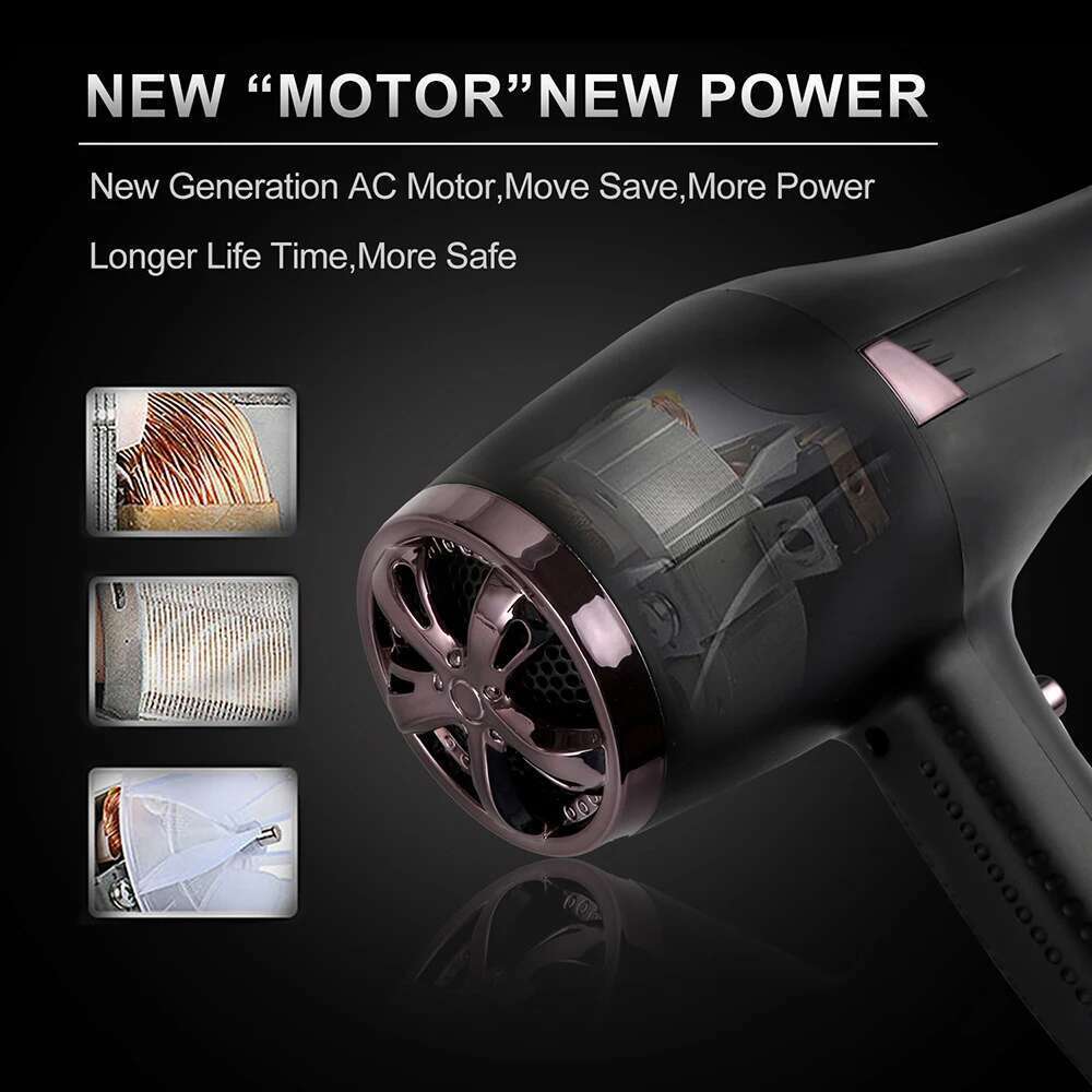 2400W Professional Dryer Hot Cold Wind Blow Dryer Hairdryer For Hair Salon For Household Use