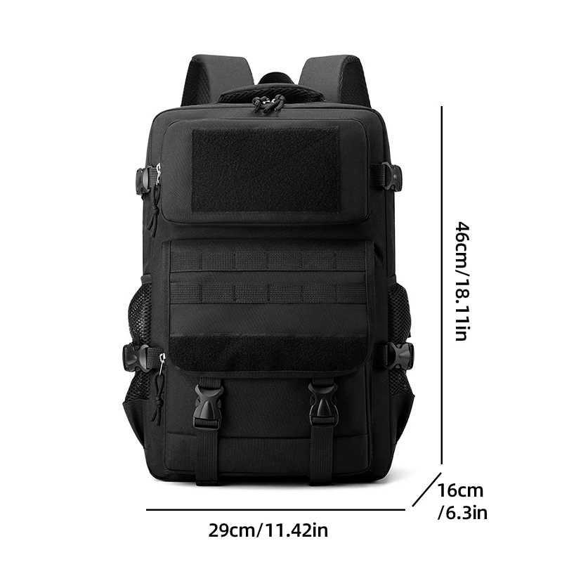 Outdoor Camping Backpack Tactical Travel Bag Climbing Hiking Trekking Mountaineering Shoulder Students Rucksack for Men Women W250603