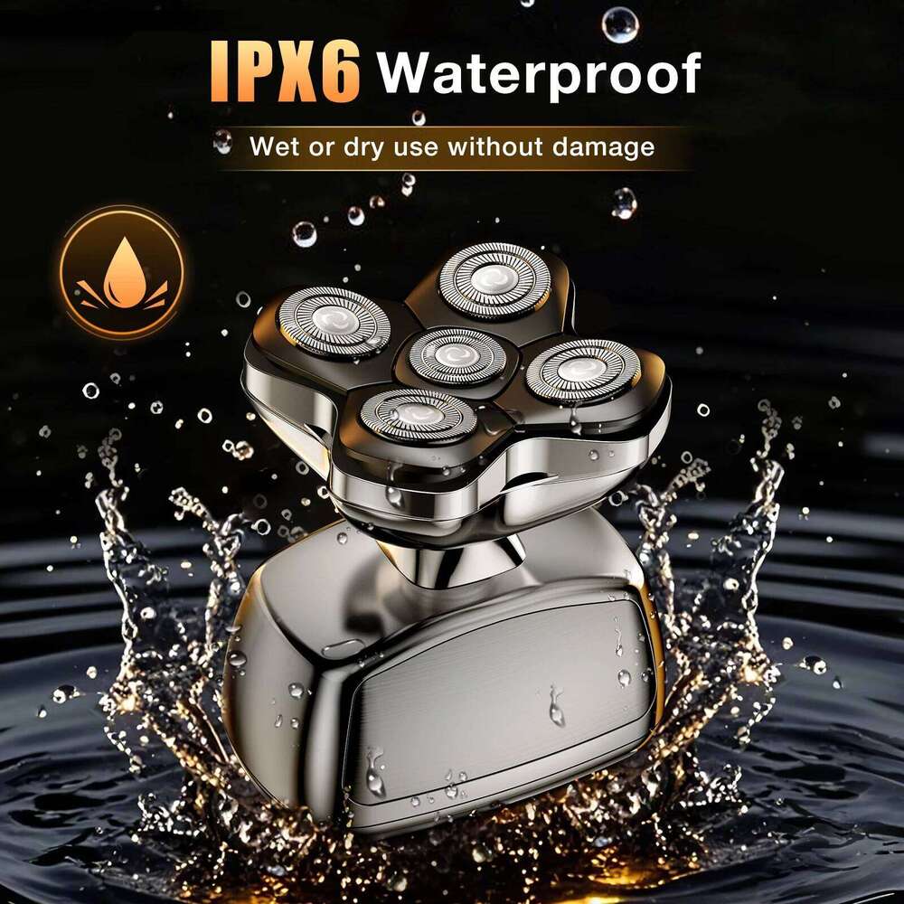 KENSEN S28 Electric Shaver For Blad Man Hair 5D Floating Head Razor Beard Trimmer 5 In 1 Rechargeable Shave Hine