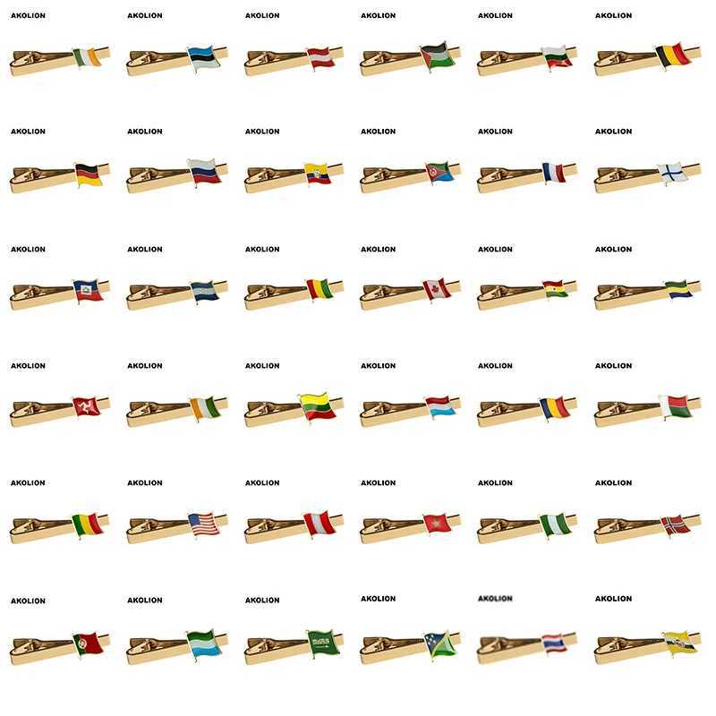Metal Tie Bar Saudi Arabia Flag Tie Pin Business Tie Clips Top Quality for Men Clothing Accessories W250604