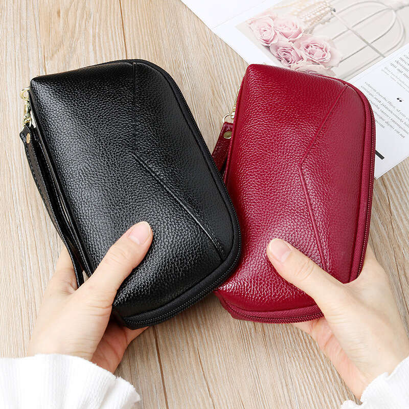 New Long Wallet Fashion Large Capacity Clutch Coin Purse Phone Zipper Handheld Small Women's Bag