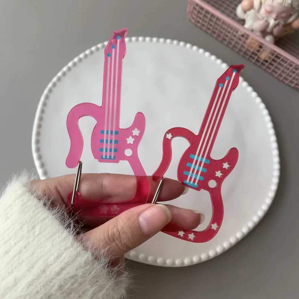 Musical Notes Acrylic Karabiner Illustration Anahtarlk Aksesuarlar anta Charms Dekorasyon Srt antas Sarkt El Kitab Ssler Hediye W250604