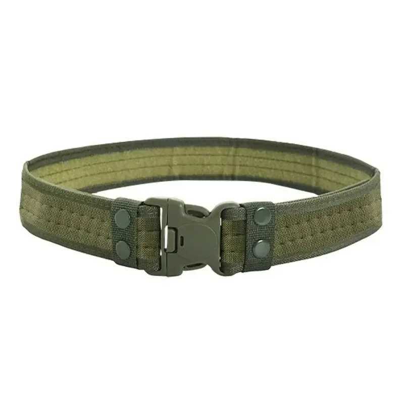 130cm Unisex Stretch Canvas Belt Quick Release Machine Washable Fashionable Braided Design Army Accessory Hunting Tactical Belts W250604