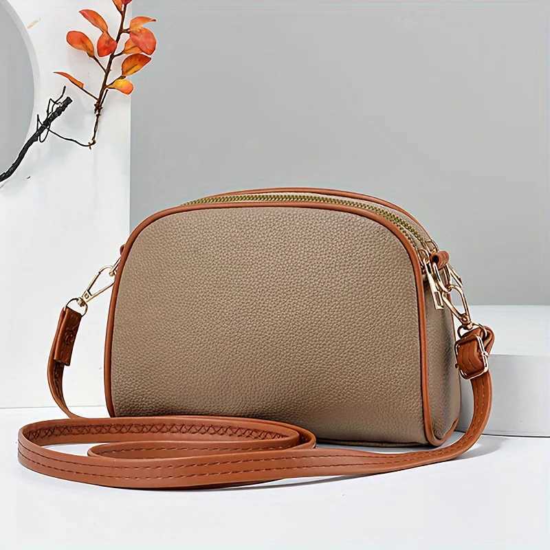 Fashion exquisite practical PU womens bag large capacity senior texture ladies shoulder crossbody bagXJ250604