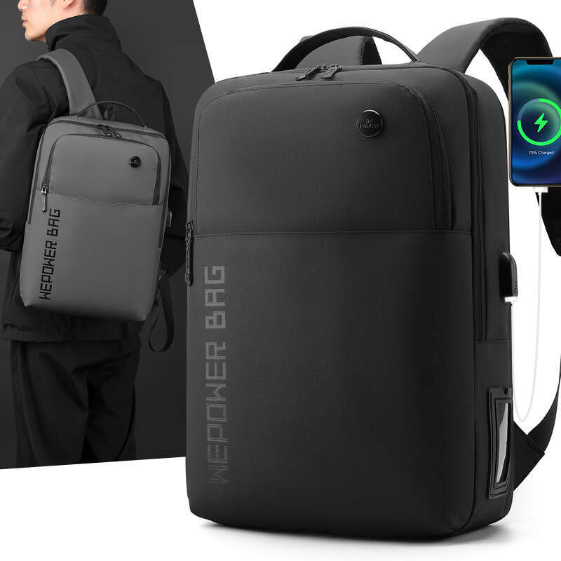 WEPOWER New Outdoor Large Capacity Backpack Men's Multifunctional Business Casual Laptop Bag
