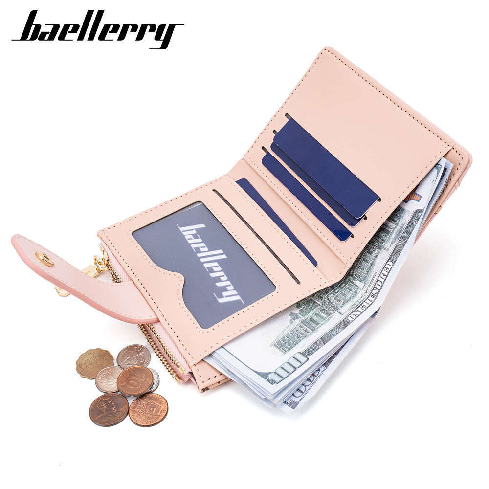 Women's Wallet Short New Baellerry Fashion Animal Print Thin Zipper Coin Purse Card Holder