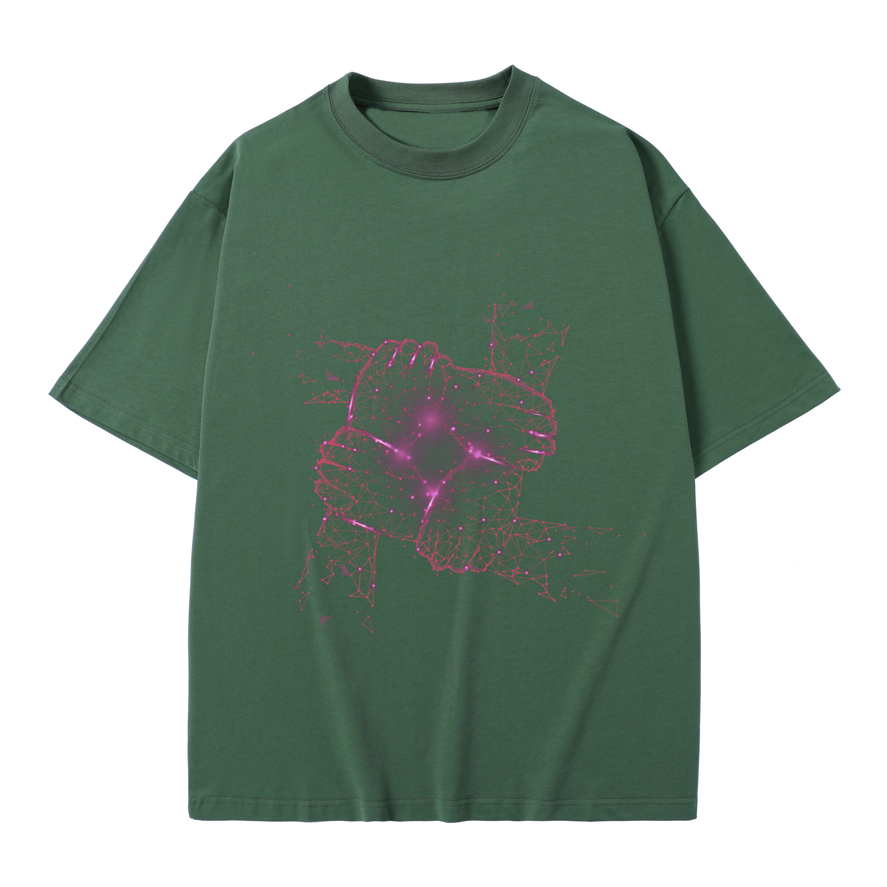 T-shirt men's top designer cotton T-shirt Silver the share short sleeved clothing high-quality fashionable T-shirt BROADTRUE