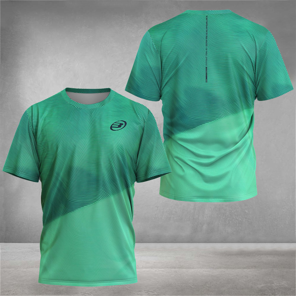 Men's T Shirts Padel Breathable Short Sleeve Summer Quick Dry Street Tops Outdoor Tennis Shirt Fitness Collection