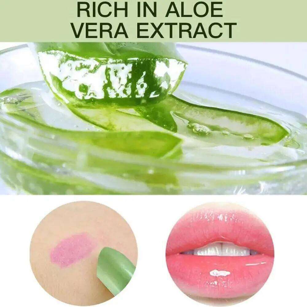free shipping Aloe Vera Discolored Balm Jelly Magic Color Changing Moisturizing Girl Lipstick Nourishing Gloss Lasting Makeup Lip A0A9
