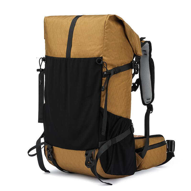 Outdoor Hiking Bag 40L Expandable Capacity Travel Lightweight Scratch-Resistant Waterproof Roll-Top Backpack