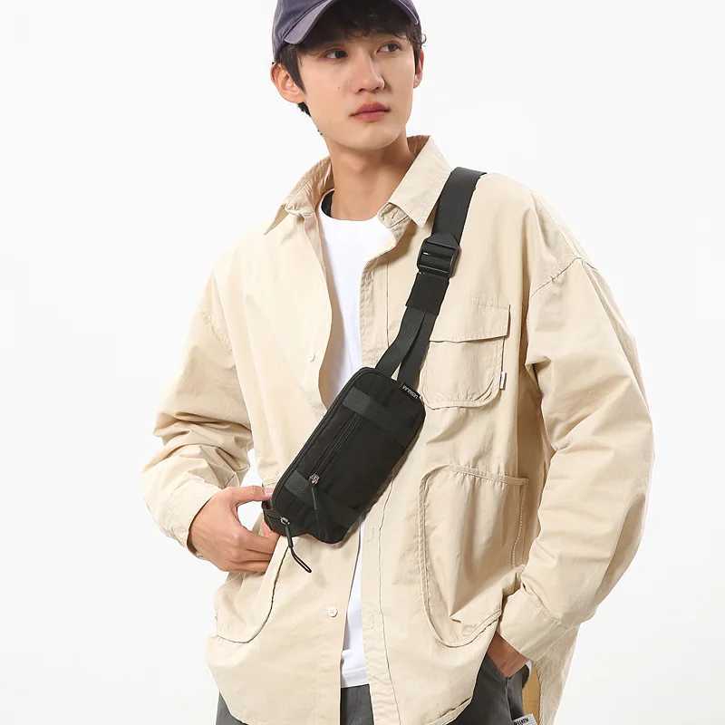 2025 Outdoor Sport Mini Chest Bag Orange Green Yellow Black Mobile Phone Waist Bag Men Women Multifunction Waterproof Fanny Pack W250604