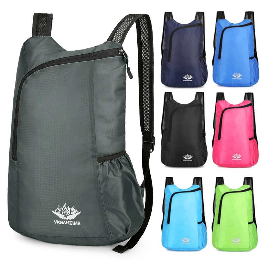 10L Portable Foldable Backpack Ultralight Waterproof Mountaineering Bag Outdoor Climbing Cycling Travel Sports Bag for Men Women W250603