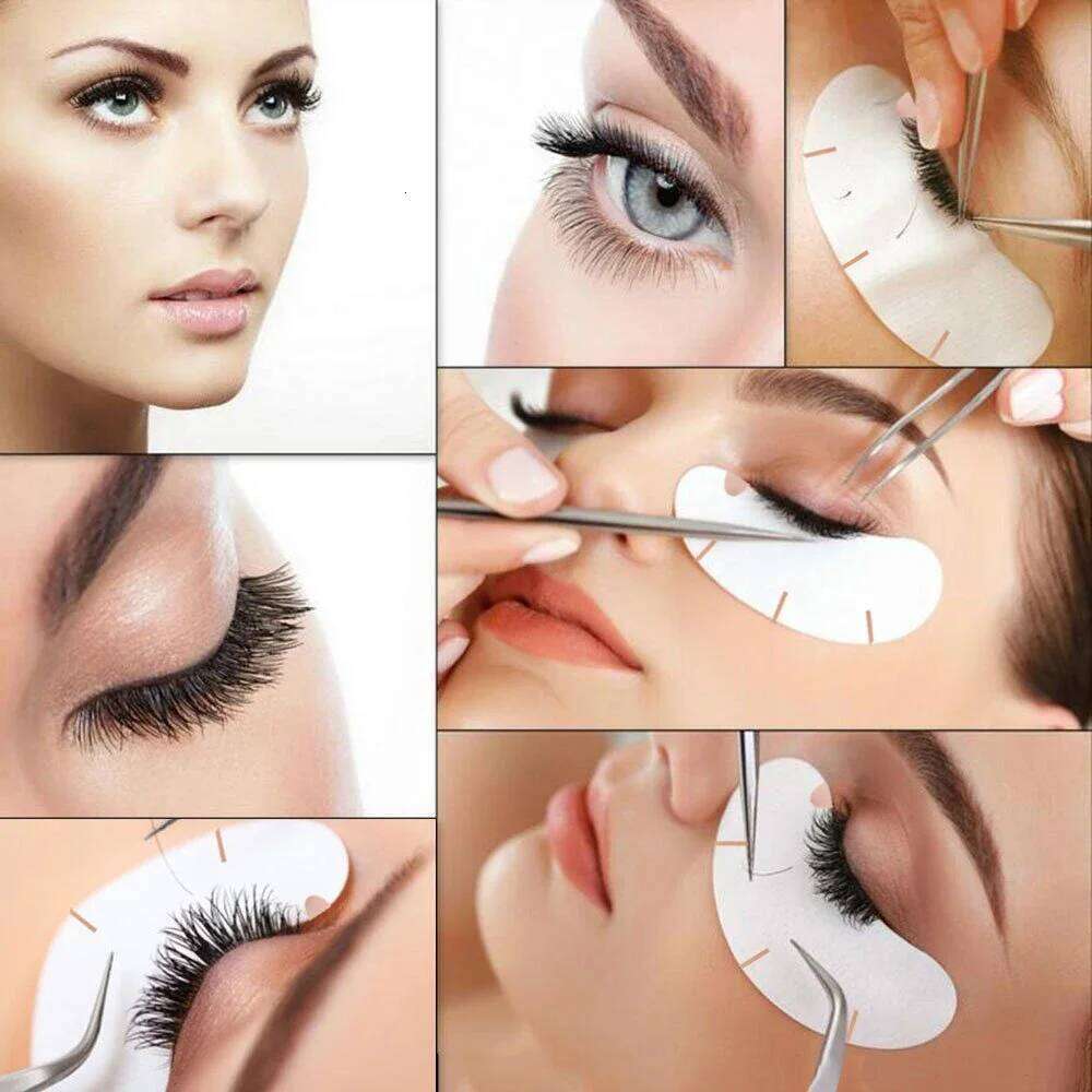 Wrinkles 100pairs eye eyelash under eyelashes fake lashes stickers lash extension supplies patches for building eyelid free shipping