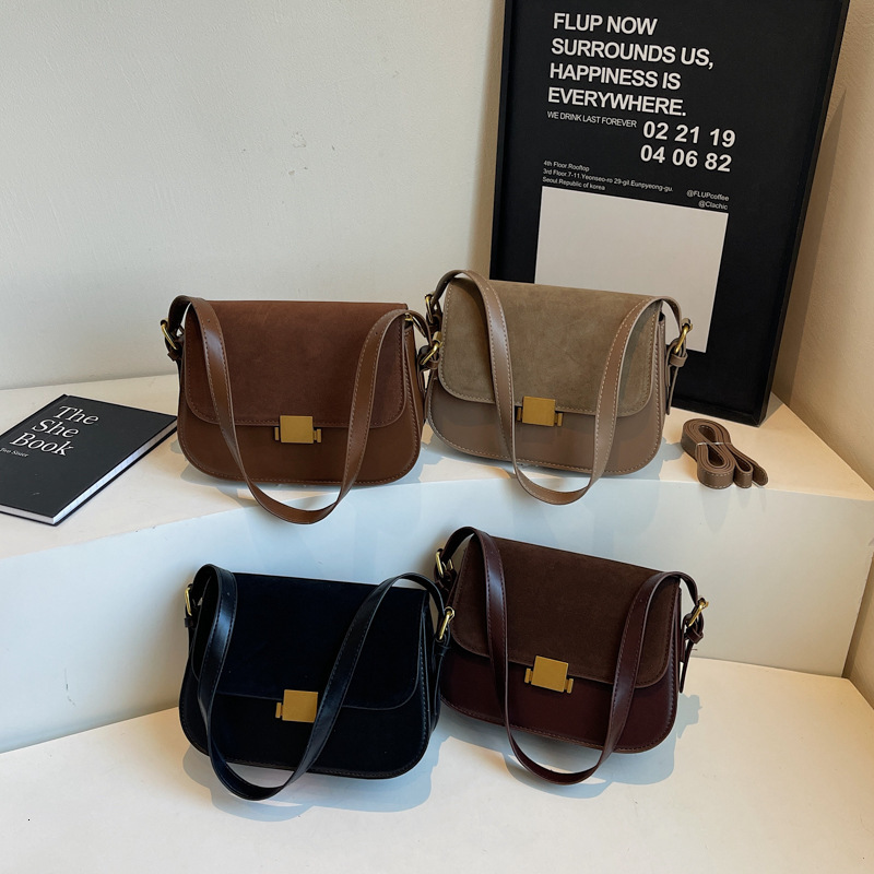 Free Shipping Designer Bag Cross Small Square This Years Popular Fashion New Single Shoulder Bag Womens 2025 Armpit Bag Texture