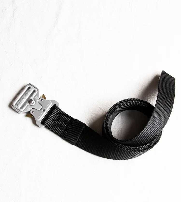 3.8cm 3cm 2.5cm canvas tactical belt for men and women trendy hip-hop punk outdoor hunting girdle outdoor sports youth waistband W250604