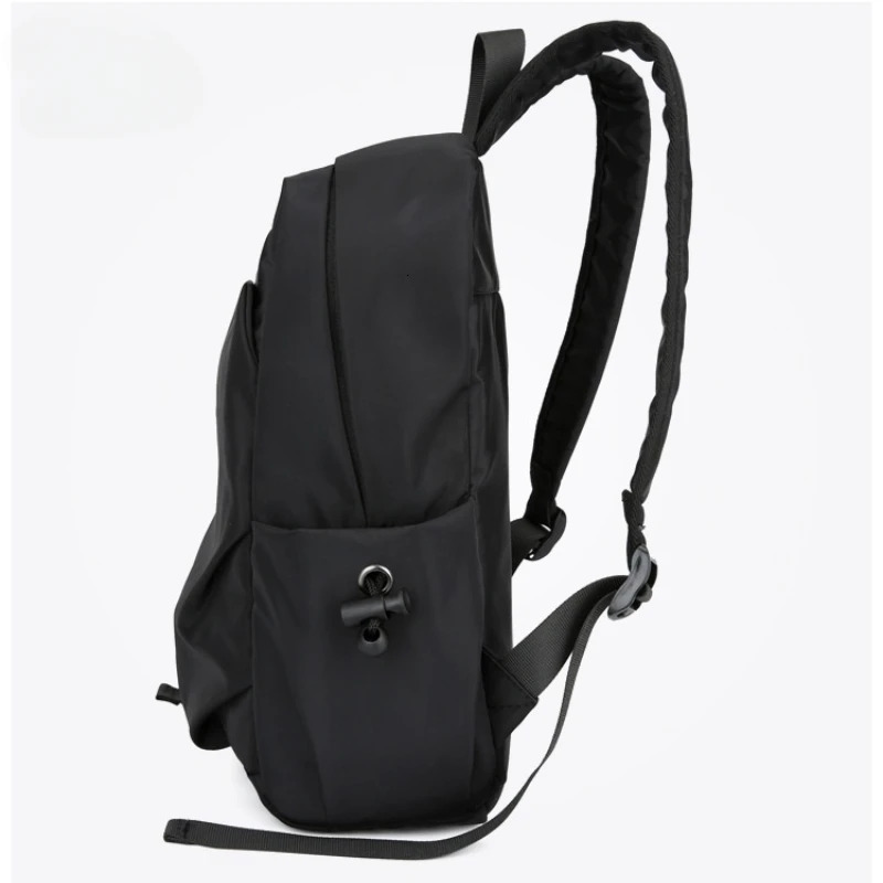 Mini Mens Backpack Fashion Small Black Shoulder School Bag for Man Canvas Waterproof Sports Travel Male Backpacks 250530