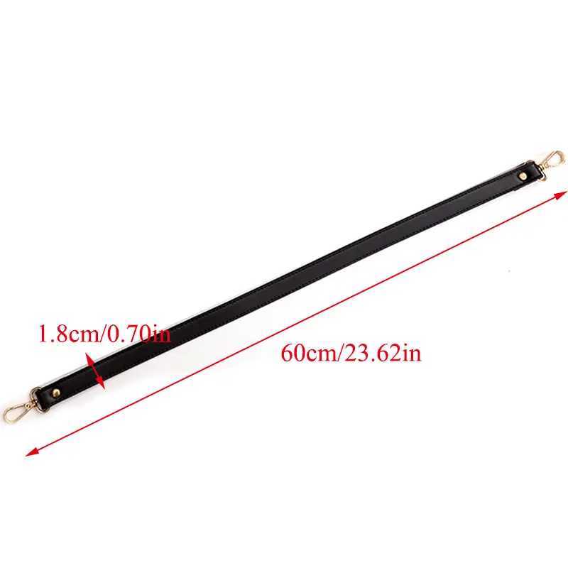 Leather Bag Handle Shoulder Strap Replacement Short Belt Handle Belt Women Handbag Purse Bag Accessories 60cm W250604
