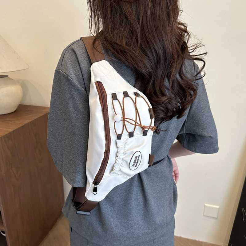 Casual Nylon Hobo Crossbody Chest Bag For Women Designer Shoulder Bags Large Capacity Tote Lady Travel Sports Shopper Bag Purses XJ250604