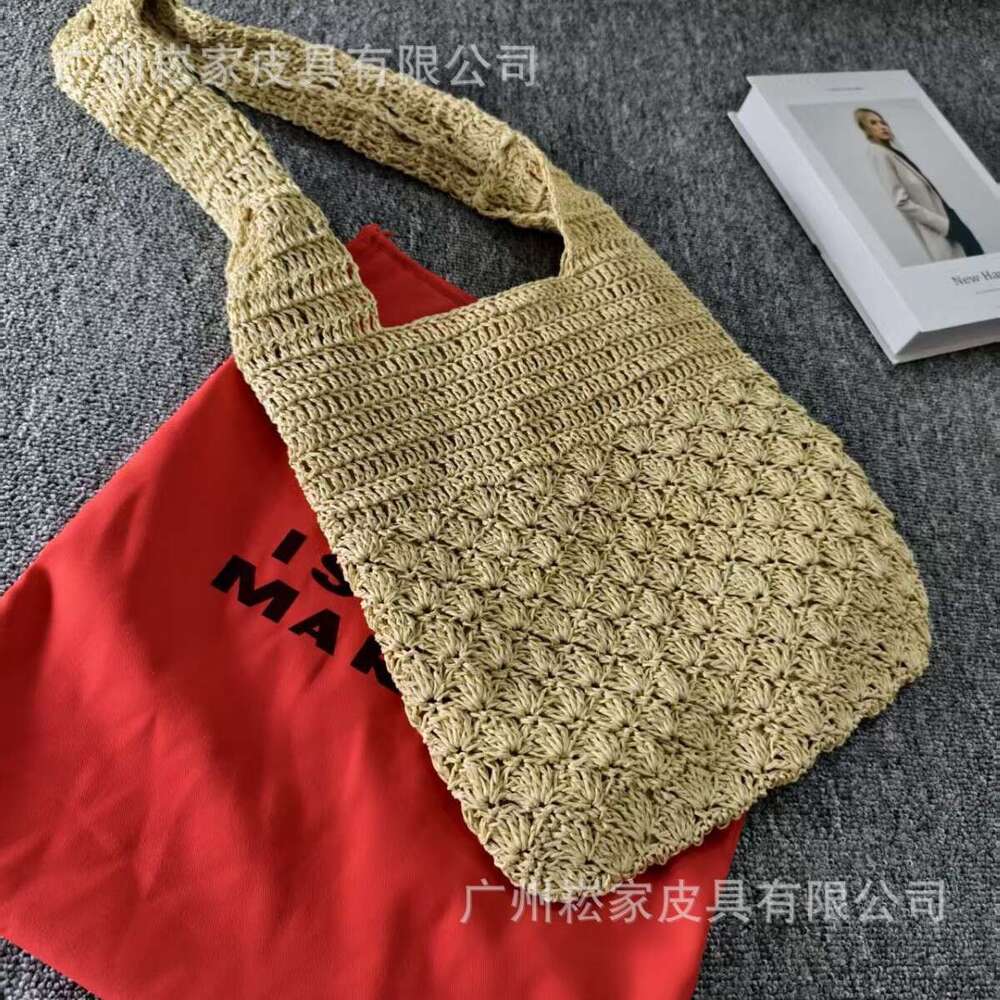 Women's Bags Designer Women's Bags Designer Is Versatile Straw Woven Tote Fashion Stylish Design Summer Shoulder Underarm Bag