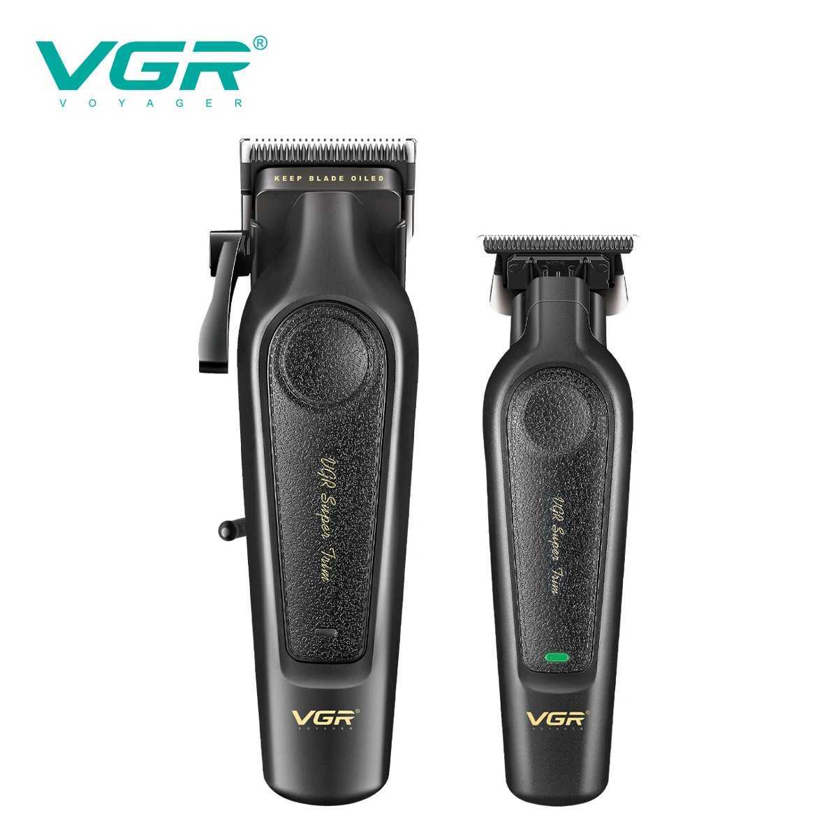 VGR New Professional Hair Trimmer Set Barber Mans Hair Clipper Sets Electric Hair Cutting Adjustable Hair Trimmer Set V-197 995XJ250604
