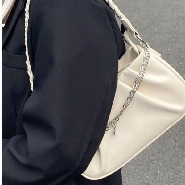 Summer new women's pleated cloud square handbag, women's cross body multifunctional armpit bag, designer crossbody bag