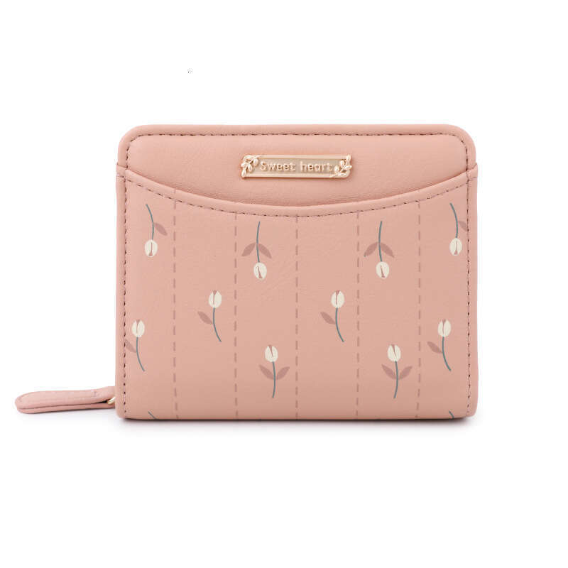 New Women's Short Wallet Floral Multi-Card Slot Mini Coin Purse Storage Bag