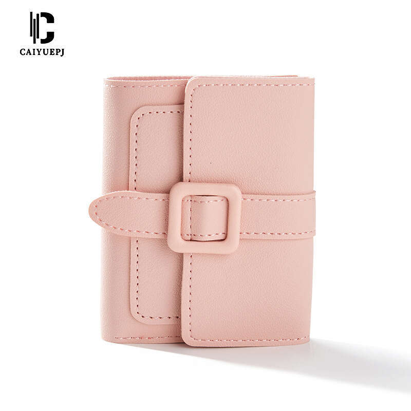 New Short Solid Color Card Holder Spring Women's High-end Wallet Coin Purse
