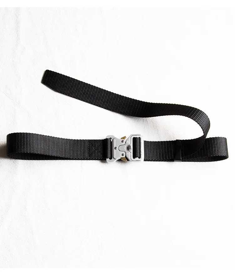 3.8cm 3cm 2.5cm canvas tactical belt for men and women trendy hip-hop punk outdoor hunting girdle outdoor sports youth waistband W250604
